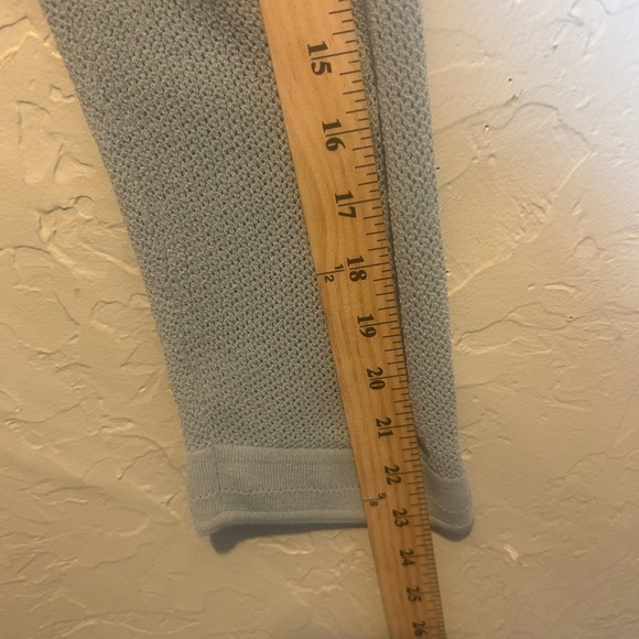 Sigrid Olsen Light Blue Mesh Knit Button Front Cardigan Sweater Women XL - Picture 6 of 6